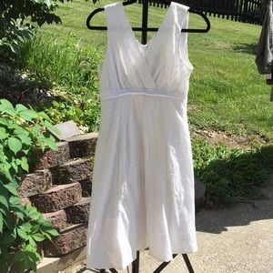 Rabbit Designs brand white summer dress 8